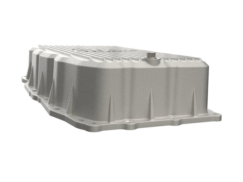 aFe Power 20-26 GM Trucks L6 3.0L Transmission Pan - Raw / Machined Fins (46-71420A)