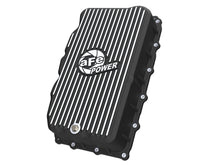 Load image into Gallery viewer, aFe Power 20-26 GM Trucks L6 3.0L Transmission Pan - Black w/ Machined Fins (46-71420B)