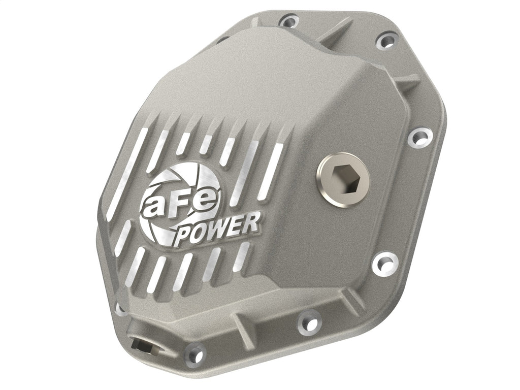 aFe Power 19-25 GM Trucks Front Diff Cover - Raw w/ Machined Fins (46-71430A)