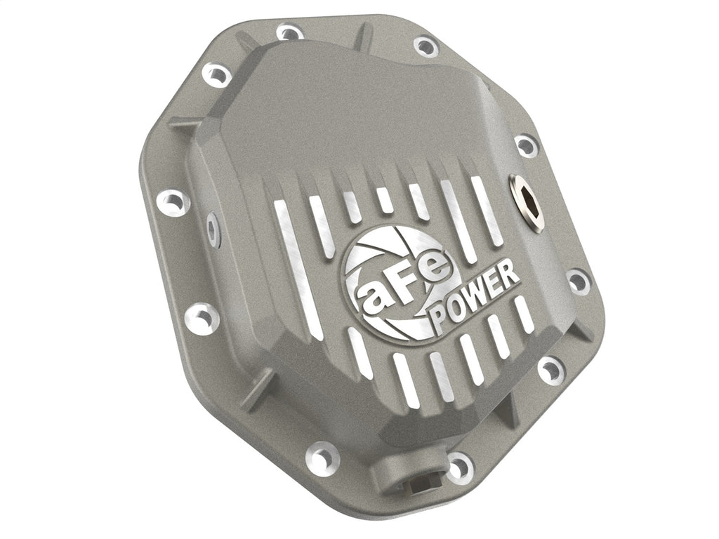 aFe Power 19-25 GM Trucks Front Diff Cover - Raw w/ Machined Fins (46-71430A)