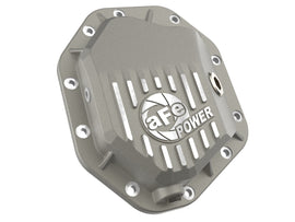 aFe Power 19-25 GM Trucks Front Diff Cover - Raw w/ Machined Fins (46-71430A)