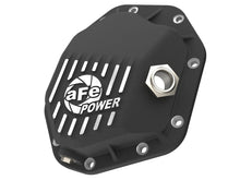 Load image into Gallery viewer, aFe Power 19-25 GM Trucks Front Diff Cover - Black w/ Machined Fins (46-71430B)