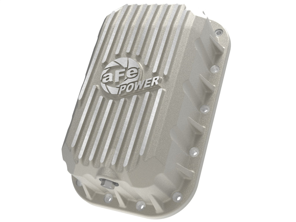 aFe Power Street Series Engine Oil Pan Raw w/ Machined Fins Jeep Wrangler (JK) 12-18 V6-3.6L (46-71450A)