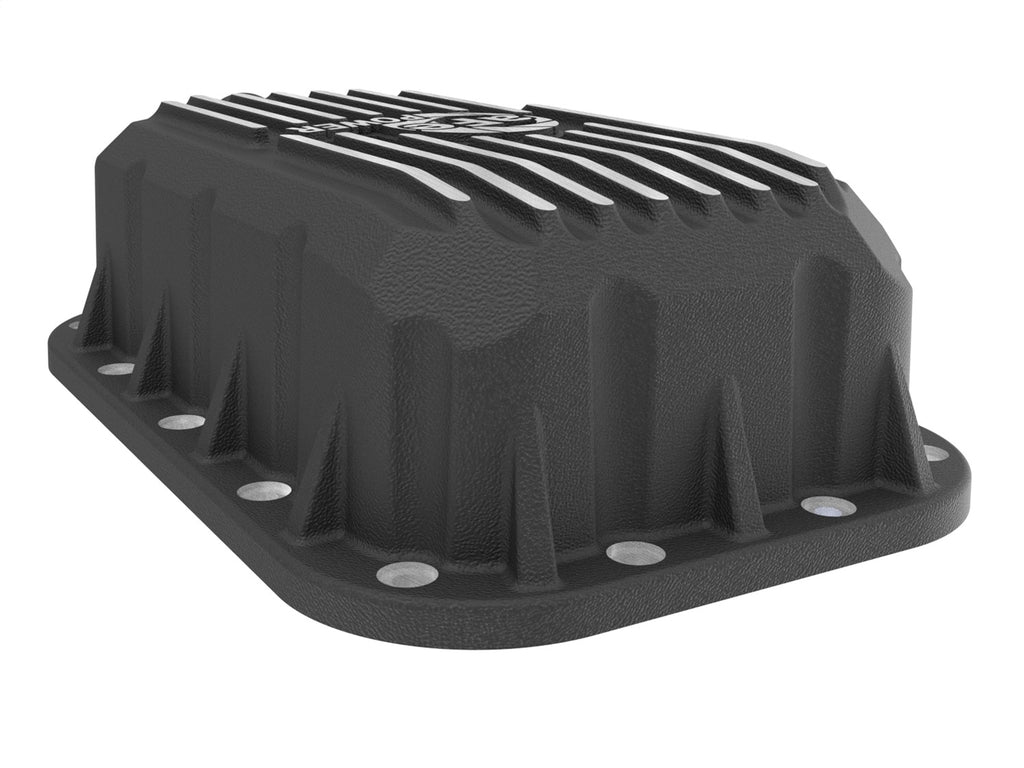 aFe Power Pro Series Engine Oil Pan Black w/ Machined Fins Jeep Wrangler (JK) 12-18 V6-3.6L (46-71450B)