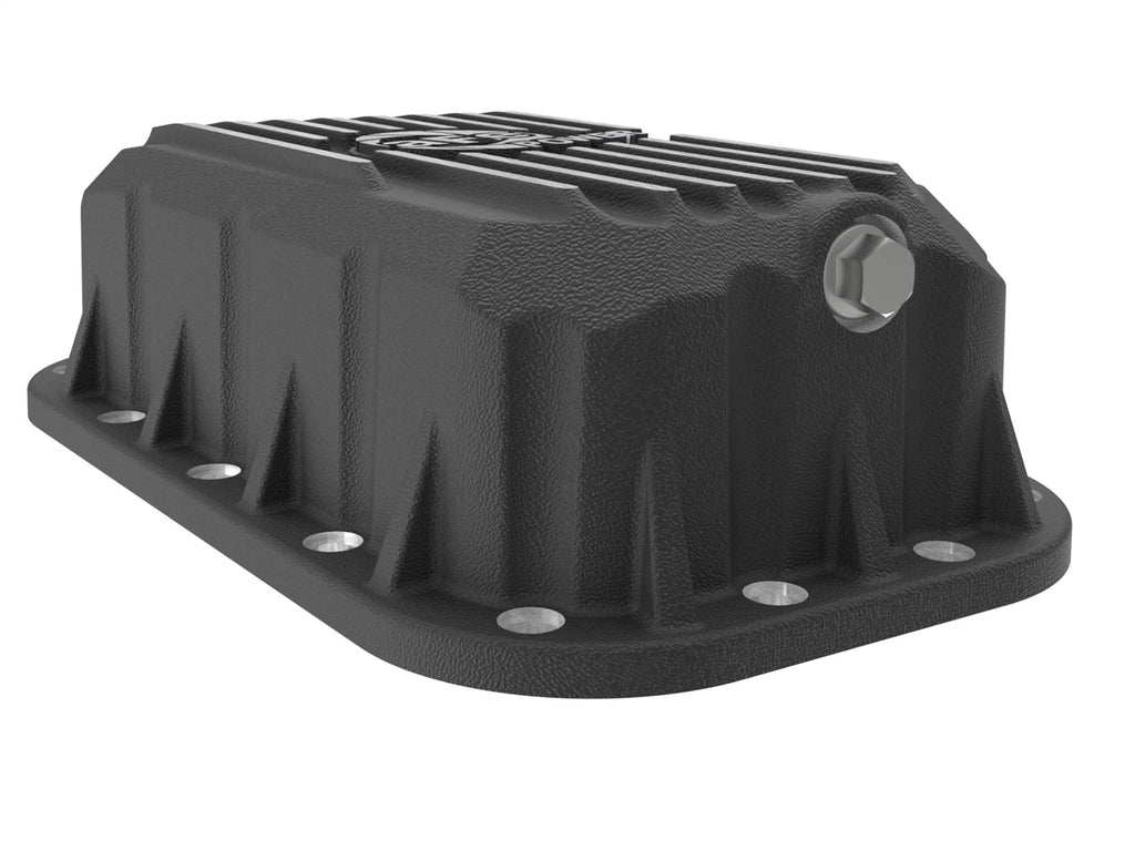 aFe Power Pro Series Engine Oil Pan Black w/ Machined Fins Jeep Wrangler (JK) 12-18 V6-3.6L (46-71450B)