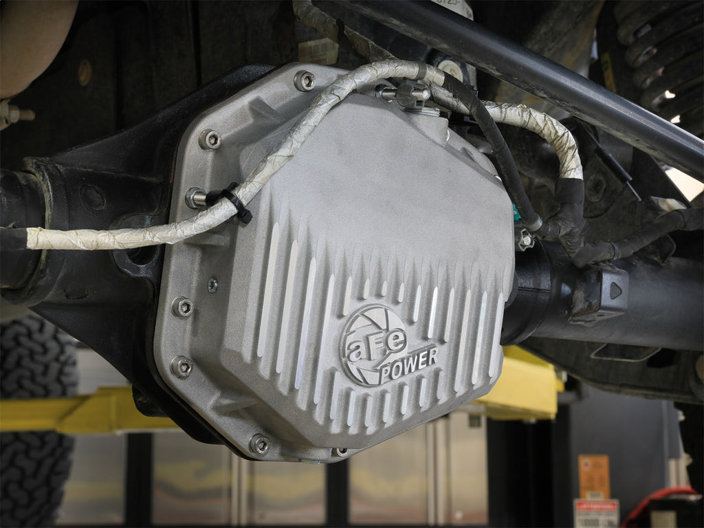 aFe Power 22-25 Ford Bronco Raptor V6 Rear Diff Cover - Raw w/ Machined Fins (46-71460A)