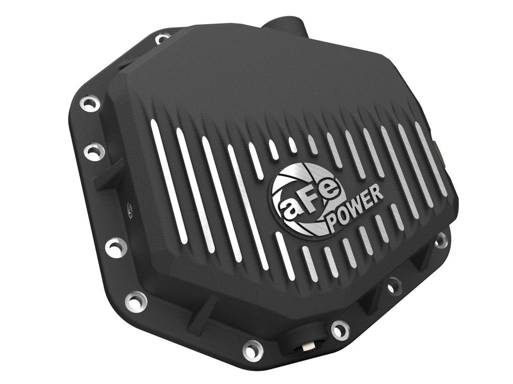 aFe Power Ford Bronco Raptor 22-25 V6-3.0L POWER Pro Series Rear Differential Cover Black w/ Machined Fins (46-71460B)