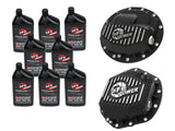 aFe Power Front/Rear Diff Cover Kit w/ Oil 19-25 Dodge L6 Trucks (AAM 9.25-12 & AAM 11.5/12-14) (46-7702AB)