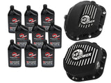aFe Power Front/Rear Diff Cover Kit w/ Oil 17-22 Ford Diesel V8 (Dana Super 60 & Sterling 10.5-12) (46-7704AB)