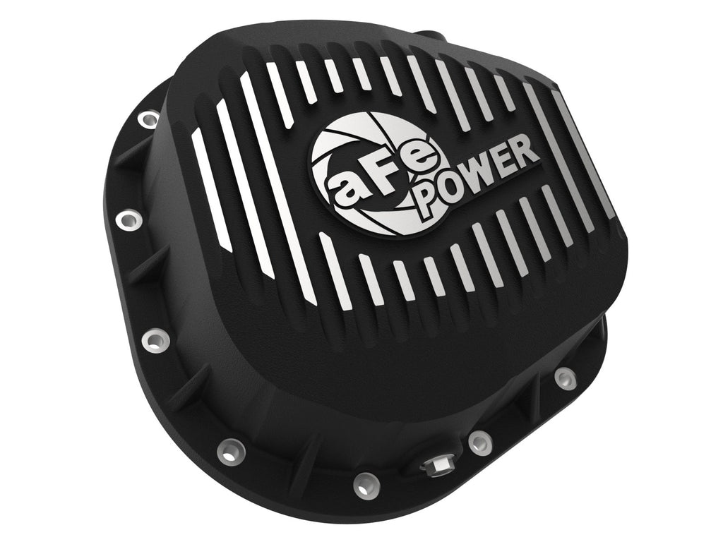 aFe Power Front/Rear Diff Cover Kit w/ Oil 17-22 Ford Diesel V8 (Dana Super 60 & Sterling 10.5-12) (46-7704AB)