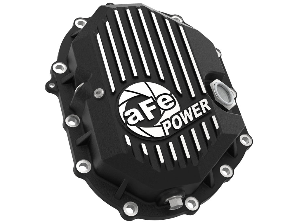 aFe Power Front/Rear Diff Cover Kit w/ Oil 11-19 GM Diesel Trucks V8 (AAM 9.25-12 & AAM 11.5-14) (46-7707AB)