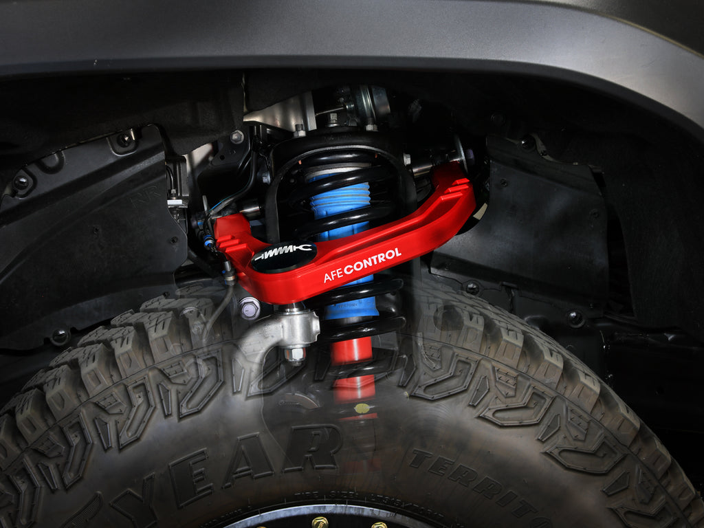 aFe Power Control 24-26 Toyota Tacoma Upper Control Arms - Set (Red) (460-72T006-R)