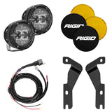 Rigid Industries 16-20 Toyota Tacoma A-Pillar Light Kit (Incl. 4In 360-Series Drive) (46708)