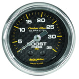 AutoMeter Carbon Fiber 52mm 35 PSI Mechanical Boost Gauge (4704)