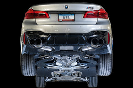 AWE Tuning AWE SwitchPathâ„¢ Catback Exhaust for BMW F90 M5 - Diamond Black Tips - 3025-43066
