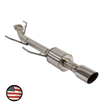 Nameless Performance Axleback Exhaust - 2017-2023 Nissan Sentra SR Turbo - 5" Muffler (NSAB17SRT-5MU-40SWS)