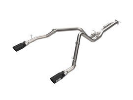 aFe Power Vulcan Series Cat-Back Exhaust System RAM 1500 2025 V6-3.0L (tt)- Black Tips (49-32088-B)