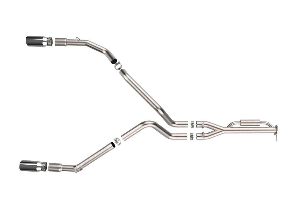 aFe Power Vulcan Series Cat-Back Exhaust System RAM 1500 2025 V6-3.0L (tt)- Polished Tips (49-32088-P)