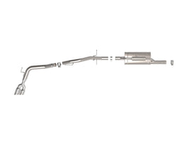 aFe 2024+ Ford Ranger L4-2.3L (t) Vulcan Series 2.5in to 3in Cat-Back Exhaust w/ Polished Tip (49-33148-P)