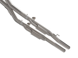 aFe 21-24 Ford F-150 Vulcan Series 3 IN to 3-1/2 IN Stainless Steel Cat-Back Exhaust System - Black (49-33151-B)