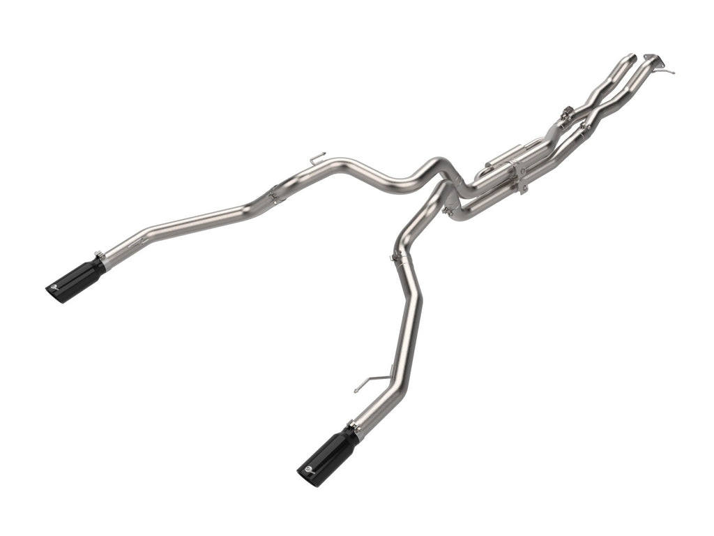 aFe Power Vulcan Series 3in 304SS Cat-Back Exhaust 24-25 Ford Ranger Raptor V6-3.0L (tt) w/ Black Tips (49-33152-B)