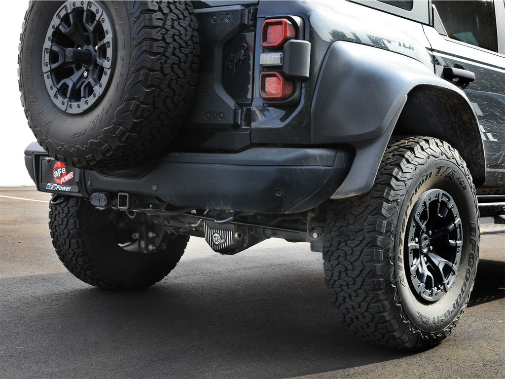 aFe Power Vulcan Series 3in Stainless Steel Cat-Back Hi-Tuck Exhaust Ford Bronco Raptor 22-26 V6-3.0L (tt) (49-33153)