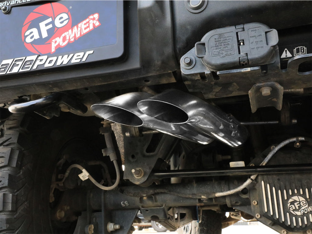 aFe Power Vulcan Series 3in Stainless Steel Cat-Back Hi-Tuck Exhaust Ford Bronco Raptor 22-26 V6-3.0L (tt) (49-33153)