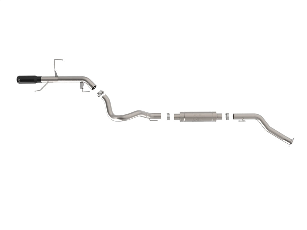 aFe Power 22-26 Toyota Land Cruiser (J300) Vulcan Series 3in Stainless Steel Exhaust System w/ Black Tip (49-36064-B)