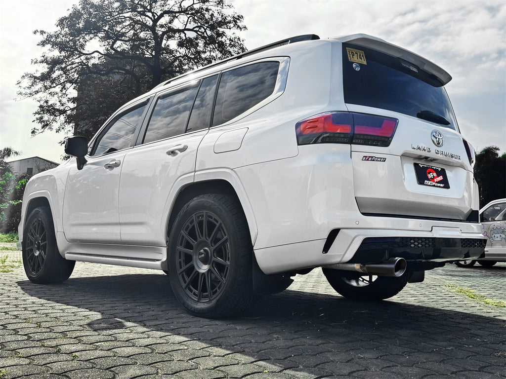 aFe Power 22-26 Toyota Land Cruiser (J300) Vulcan Series 3in Stainless Steel Exhaust System w/ Black Tip (49-36064-B)