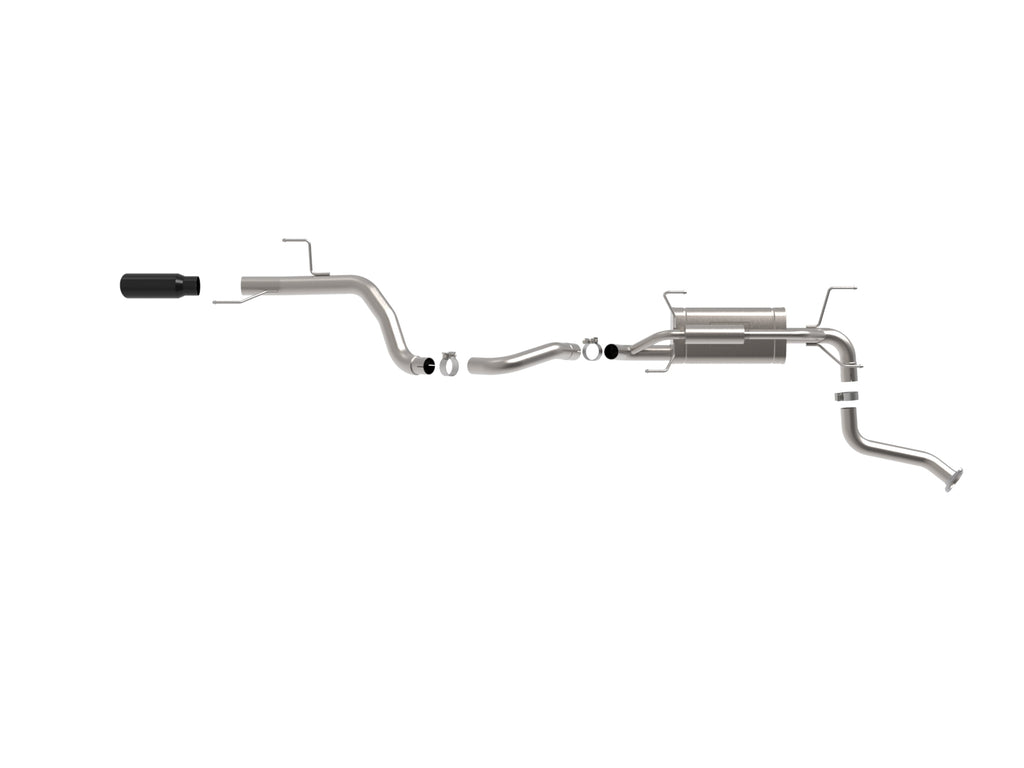 aFe Power 24-25 Toyota Land Cruiser 2-1/2in to 3in 304 SS Cat-Back Exhaust System w/ Black Tip (49-36076-B)