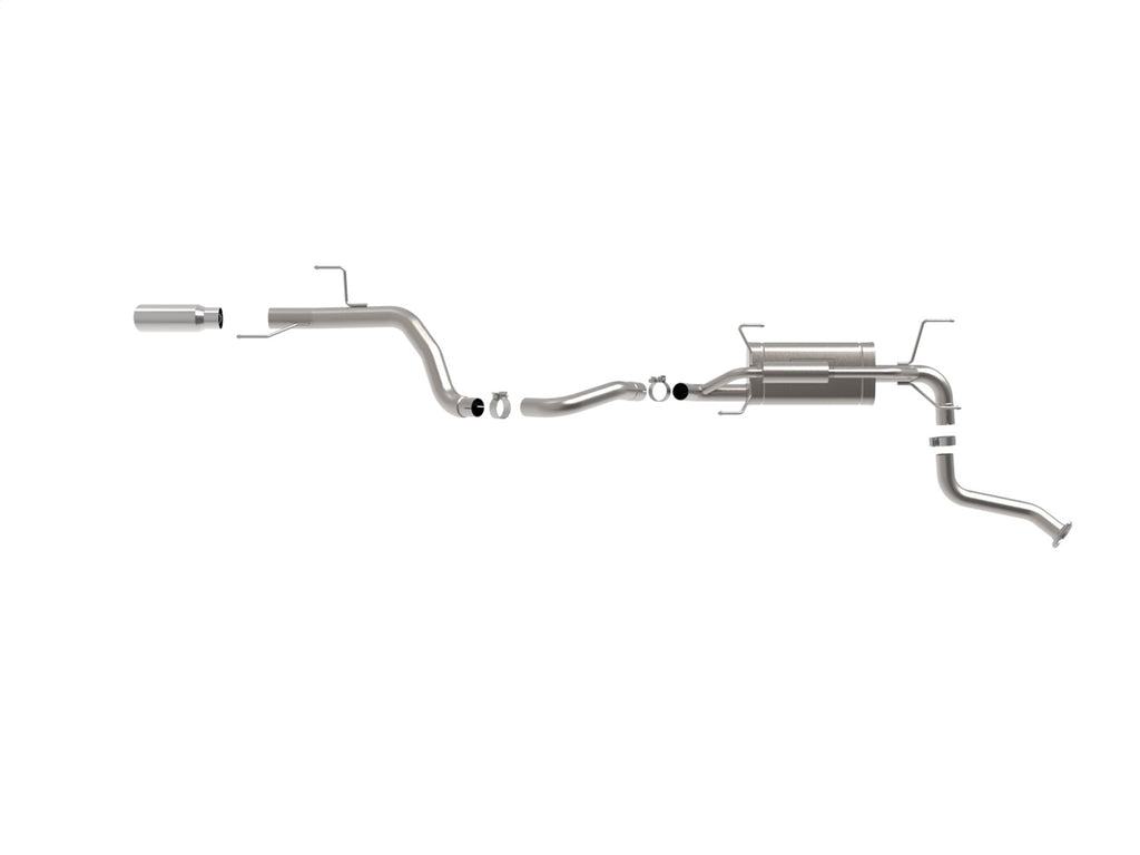 aFe Power 24-25 Toyota Land Cruiser 2-1/2in to 3in 304 SS Cat-Back Exhaust System w/ Polished Tip (49-36076-P)
