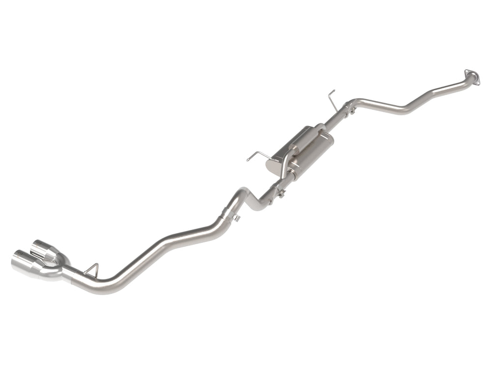 aFe Power 24-25 Toyota Tacoma L4-2.4L (t) Vulcan Series 2.5in to 3in Cat-Back w/ Polished Tip (49-36078-P)