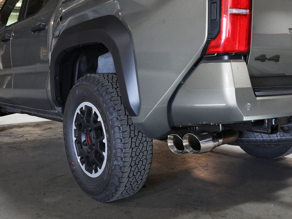 aFe Power 24-25 Toyota Tacoma L4-2.4L (t) Vulcan Series 2.5in to 3in Cat-Back w/ Polished Tip (49-36078-P)