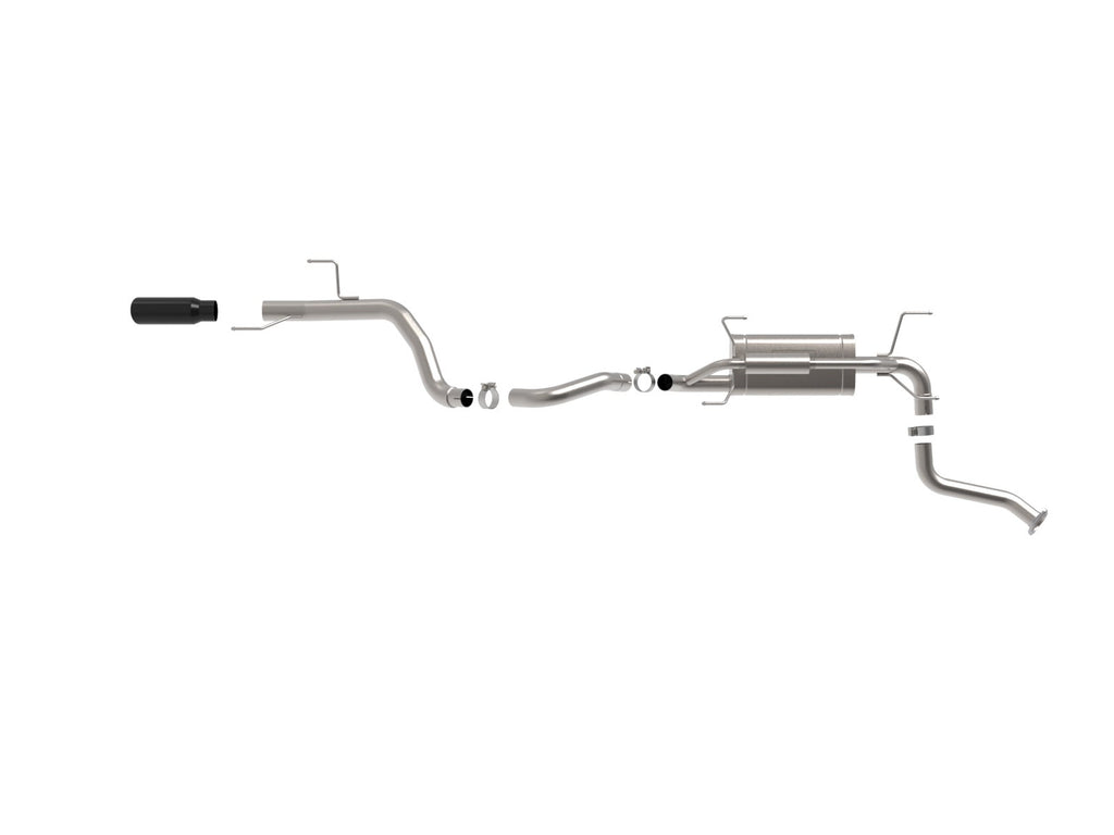 aFe 2025 Toyota 4-Runner 2.5in to 3in SS-304 Cat-Back Exhaust w/ Black Tip (49-36080-B)