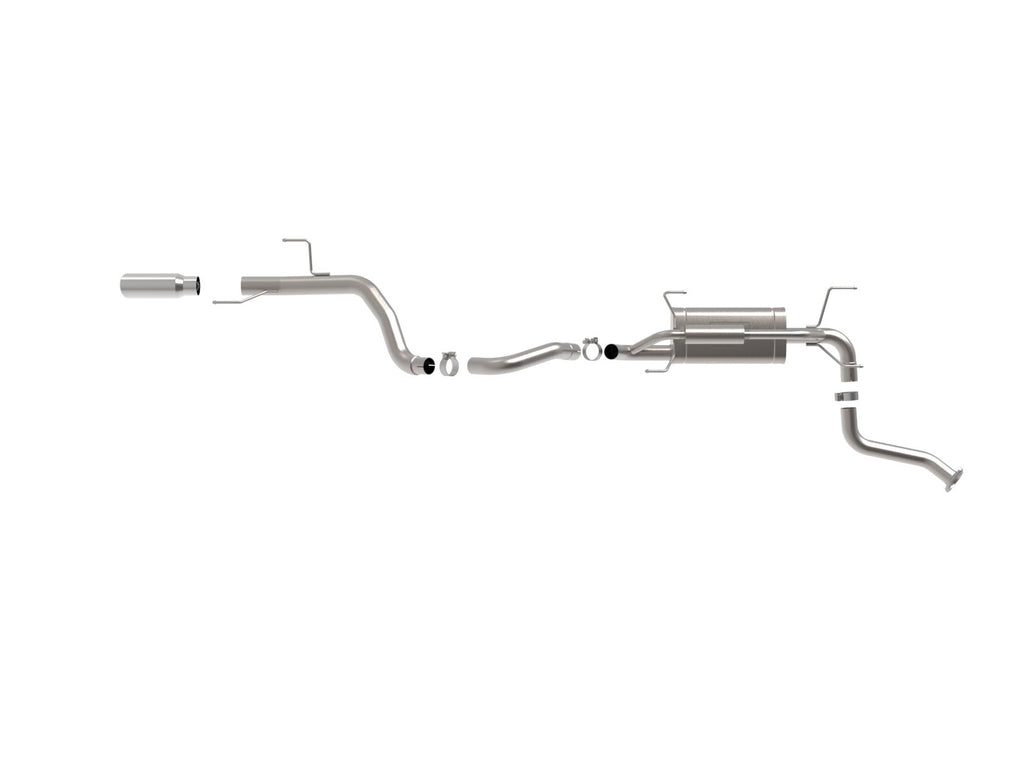 aFe 2025 Toyota 4-Runner 2.5in to 3in SS-304 Cat-Back Exhaust w/ Polished Tip (49-36080-P)