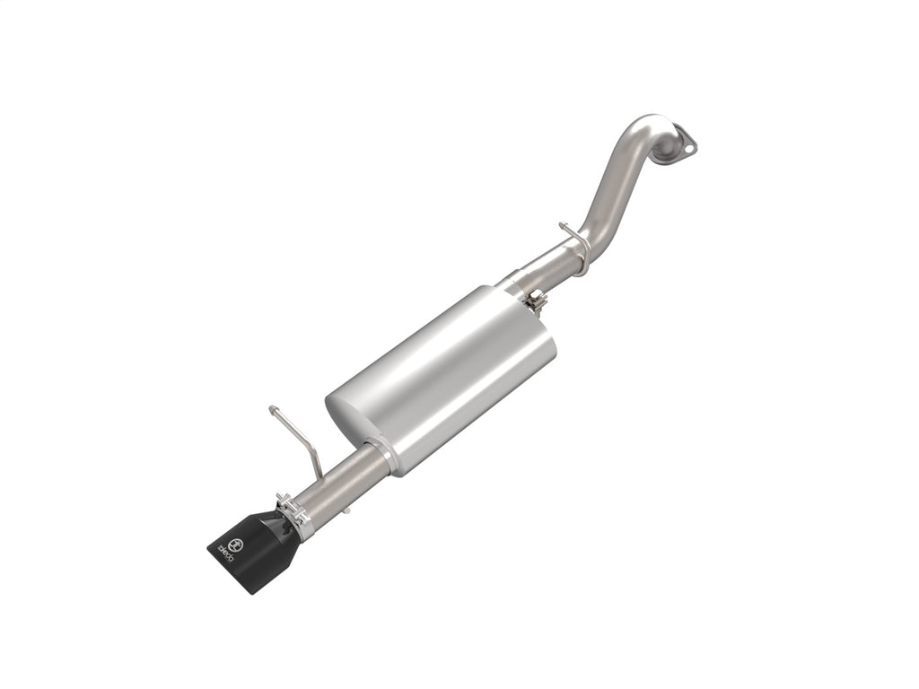 Takeda 14-19 Toyota Corolla 1.8L 2.5in 304SS Axle-Back Exhaust w/ Black Tip (49-36083-B)