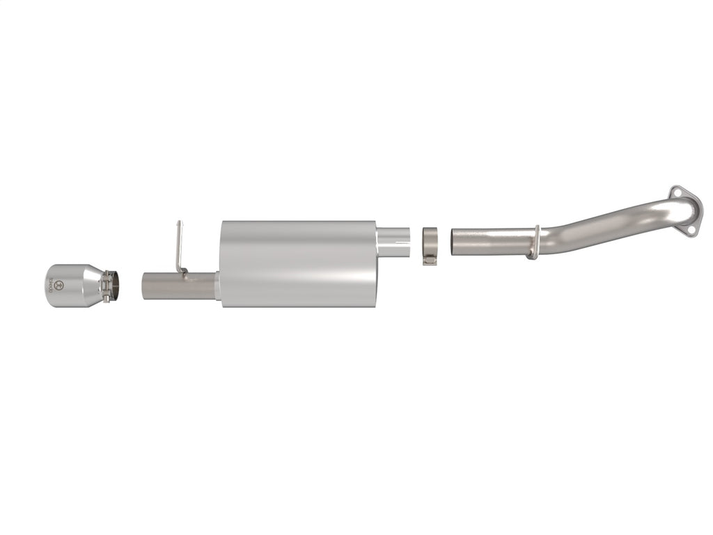 Takeda 14-19 Toyota Corolla 1.8L 2.5in 304SS Axle-Back Exhaust w/ Polished Tip (49-36083-P)