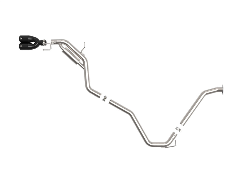 Takeda 2025+ Toyota Camry L4 2.5L SS Cat-back Exhaust w/ Black Tips (49-36087-B)