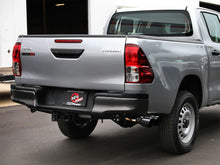 Load image into Gallery viewer, aFe Power 15-26 Toyota Hilux L4-2.4/2.8L (td) Vulcan Series 3in SS Rear-Side Exit Exhaust w/ Black Tip (49-36088-B)