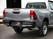 Load image into Gallery viewer, aFe Power 15-26 Toyota Hilux L4-2.4/2.8L (td) Vulcan Series 3in SS Rear-Side Exit Exhaust w/ Polished Tip (49-36088-P)
