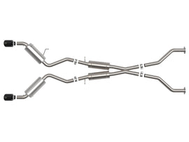 Takeda Cat-Back Exhaust System Nissan 370Z 09-20 V6-3.7L- Black Tip (49-36139-B)