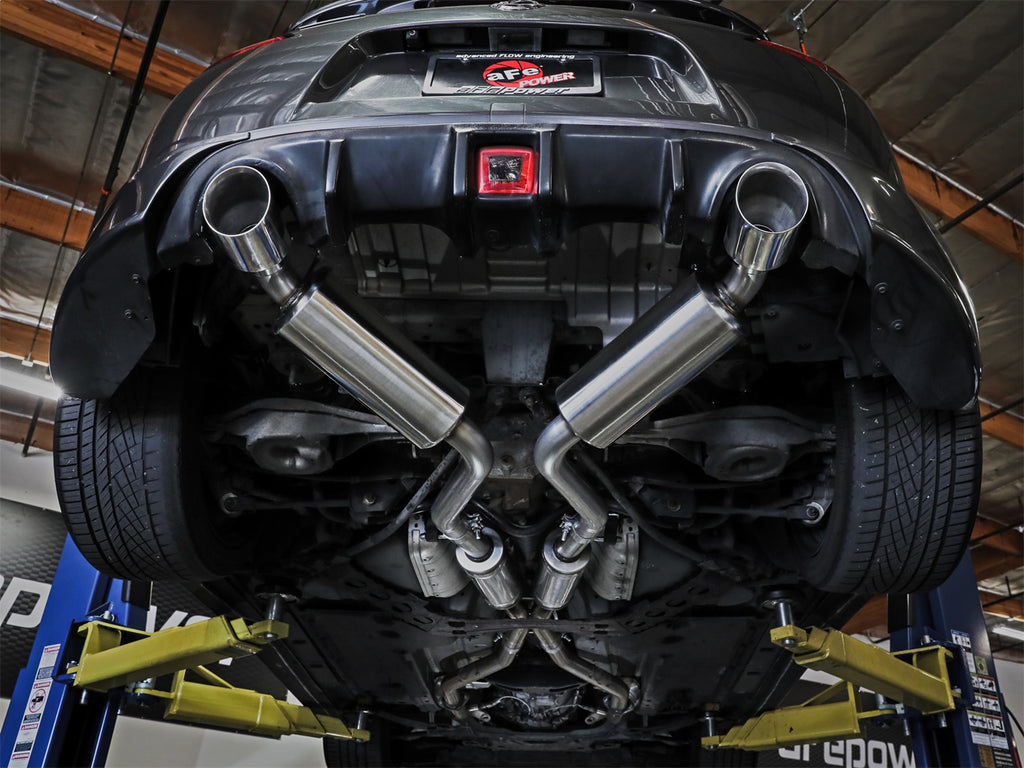 Takeda Cat-Back Exhaust System Nissan 370Z 09-20 V6-3.7L- Black Tip (49-36139-B)
