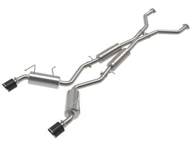 Takeda Cat-Back Exhaust System Nissan 370Z 09-20 V6-3.7L- Carbon Tip (49-36139-C)