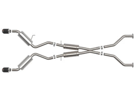 Takeda Cat-Back Exhaust System Nissan 370Z 09-20 V6-3.7L- Carbon Tip (49-36139-C)
