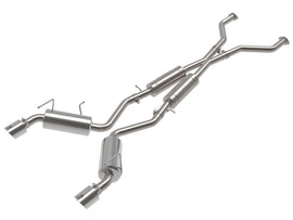 Takeda Cat-Back Exhaust System Nissan 370Z 09-20 V6-3.7L- Polished Tip (49-36139-P)