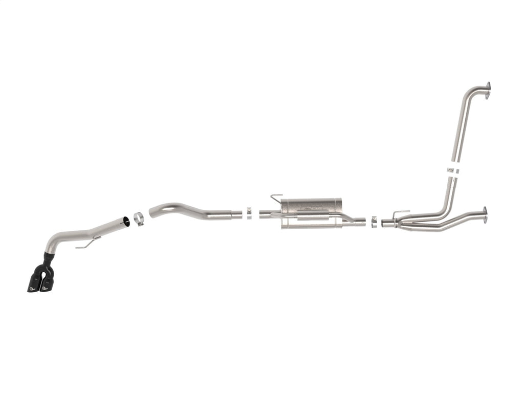 aFe Power 2022+ Nissan Frontier V6 Vulcan Series SS Cat-back Exhaust w/ Black Tips (49-36140-B)