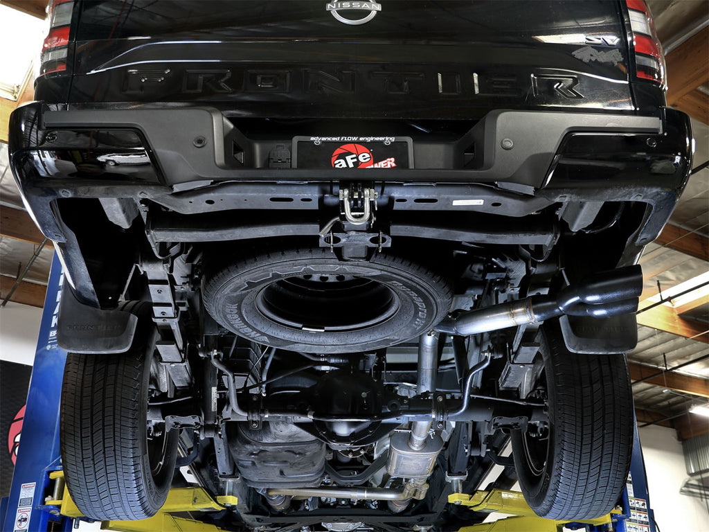 aFe Power 2022+ Nissan Frontier V6 Vulcan Series SS Cat-back Exhaust w/ Black Tips (49-36140-B)