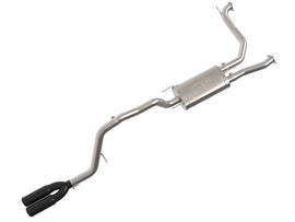 aFe Power Vulcan Series 3in Stainless Steel Cat-Back Exhaust w/ Black Tip Nissan Armada 25-26 V6-3.5L (tt) (49-36143-B)