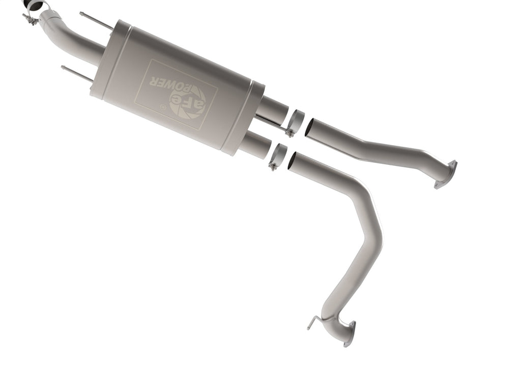 aFe Power Vulcan Series 3in Stainless Steel Cat-Back Exhaust w/ Black Tip Nissan Armada 25-26 V6-3.5L (tt) (49-36143-B)