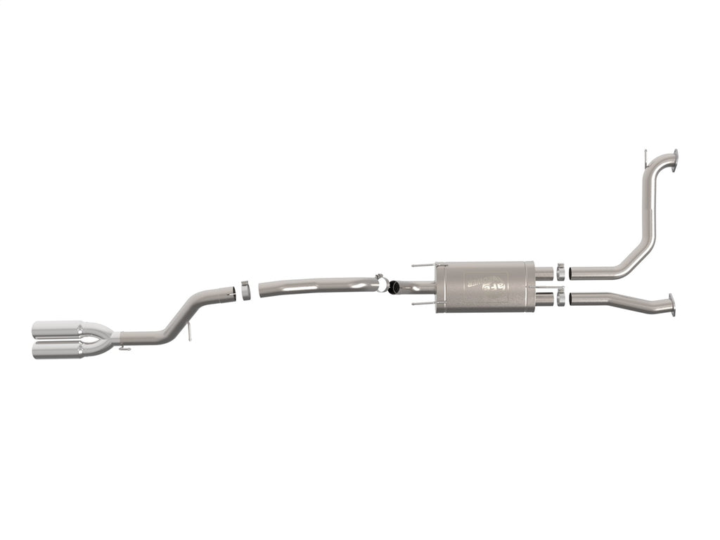 aFe Power Vulcan Series 3in Stnless Steel Cat-Back Exhaust w/Polished Tip Nissan Armada 25-26 V6-3.5L(tt) (49-36143-P)